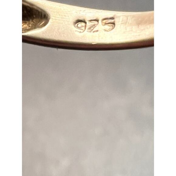 Sterling silver fungi coral ring size 7 - Picture 7 of 11